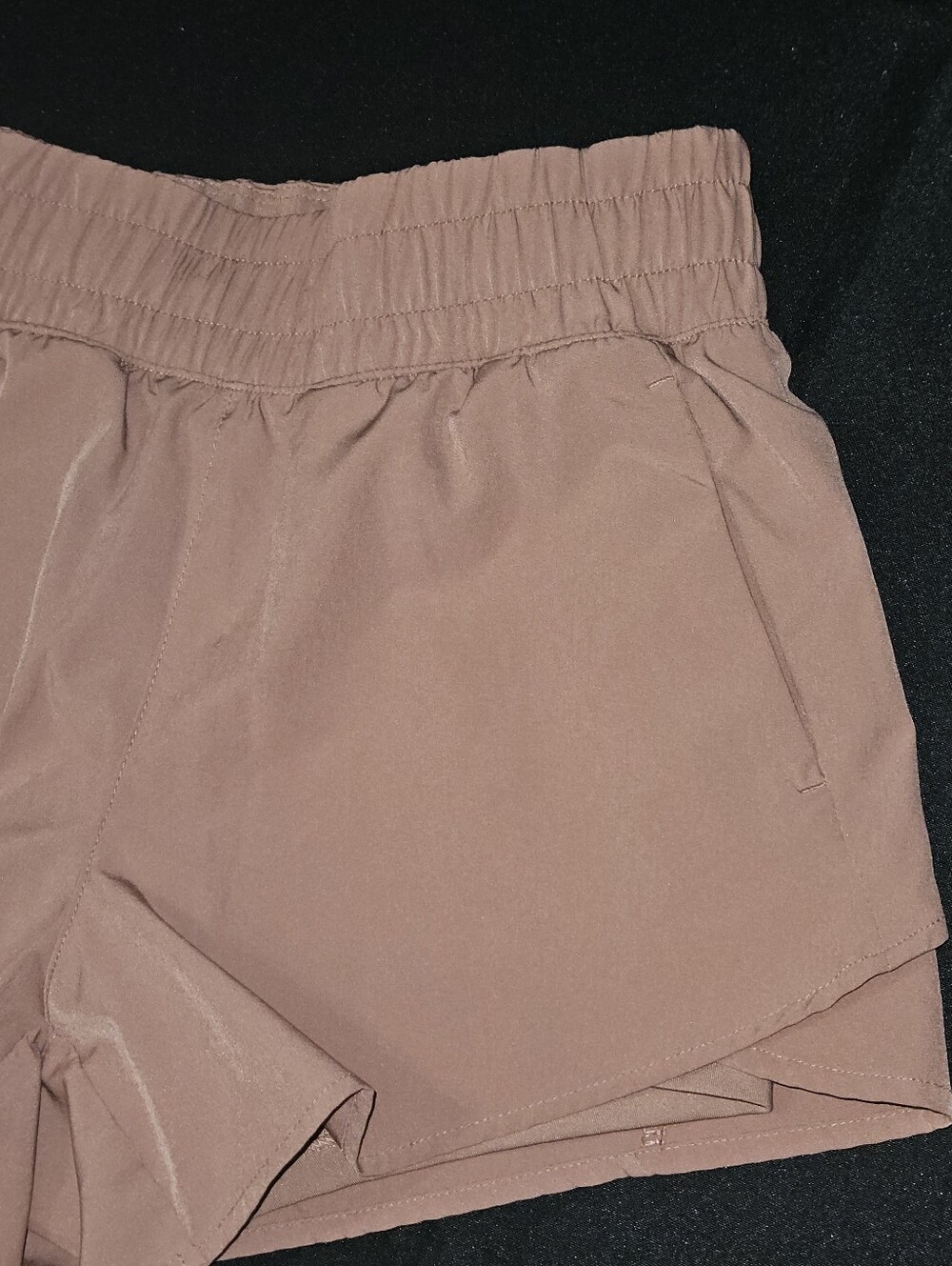 Avia | Running Shorts with Bike Liner Desert Clay Dusty Pink Rose Medium EUC - Picture 4 of 10